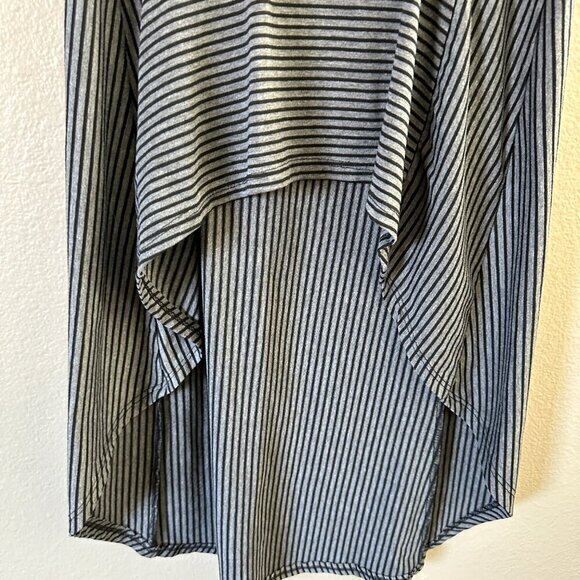 Oboe Long Black & Gray Striped Skirt ‎  Size Small - Picture 5 of 7